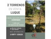 Vendo Terreno en Ciudad de Luque 1025 m2 en Cañada San Rafael