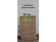 REMATE! Mesada de GRANITO NATURAL (Leer)