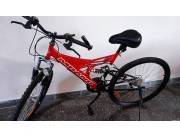 VENDO BICICLETA "MILANO" EXPLORER ARO '26 CON AMORTIGUADOR - DOBLE SUSPENCIÓN