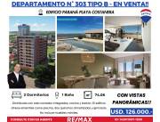 Departamento 303 Tipo B ubicado en el Edificio Paraná Playa Costanera.