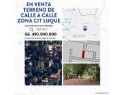 TERRENO DE CALLE A CALLE EN VENTA ZONA CIT