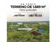 TERRENO EN VENTA - SURUBI'I - MRA