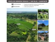 VENDO 4 HECTÁREAS CON GRANJA Y CASA EN SAN BLAS CAMBYRETA