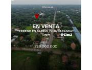 TERRENO DE 543M2 EN YKUA KARANDA'Y