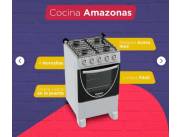 COCINA DAKO 4 HORNALLAS INOX !! NUEVOS EN CAJA CON GARANTIA ! HACEMOS DELIVERY