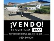 EN VENTA CESSNA 150 AÑO 1977