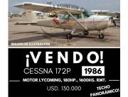 EN VENTA CESSNA 172 AÑO 1986 (PANORÁMICO)