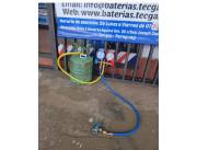cargas de gas para autos y camionetas