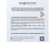 DIAZ & ASOCIADOS - Official Sworn Translators