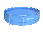 PISCINA CIRCULAR LEVEL PRO 6200LTS ESTRUCTURA METALICA