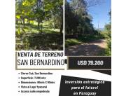 TERRENO 7.200 mts CON VISTA AL LAGO EN SAN BERNARDINO/ CIERVO CUA