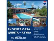 Casa Quinta en Venta - Atyrá