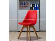 SILLA FIJA EAMES – MARGOT ROJO (C487)