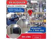 Salón Comercial y Depósitos en Mercado de San Lorenzo