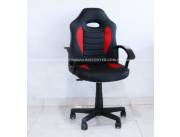 SILLA GAMER KIDS ROJO/NEGRO