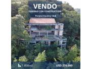 Vendo Terreno Paraná Country Club con construcción a terminar con Plano incluido