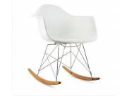 SILLA EAMES MECEDORA BLANCO (H)