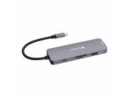 HUB MULTIPUERTO VERBATIM CMH-08 8 PUERTOS USB-C PRO 32151