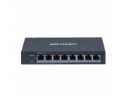 SWITCH HIKVISION DS-3E0508P-O 8P 4POE GBPS/4LAN GBPS METAL PARED/ESCRITORIO