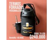 Termos forrados personalizados