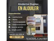 DUPLEX EN B° SAN MIGUEL - SAN LORENZO