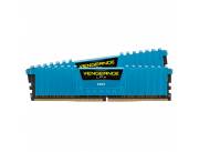 MEMORIA RAM CORSAIR DDR4 16GB 2666 MHZ VENGEANCE LPX 2X8 AZUL