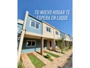 VENTA DÚPLEX A ESTRENAR EN BARRIO CERRADO EN LUQUE