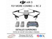 Drone DJI AIR 3 Fly More Combo + RC 2. Adquirila en cuotas!