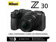 Cámara Nikon Z30. Adquirila en cuotas!