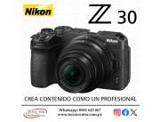 Cámara Nikon Z30. Adquirila en cuotas!