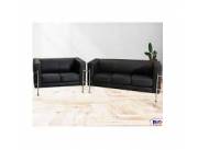 SOFA NIVARIA CORPO ECOLEATHER DE 3+2 LUGAR COUFA