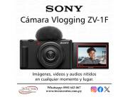 Cámara Vlogging Sony ZV-1F. Adquirila en cuotas!