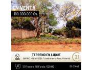 EN VENTA TERRENO EN MORA CUE LUQUE ID 31446