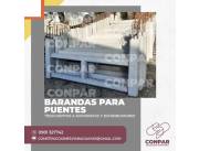 BARANDA PARA PUENTE H° A°