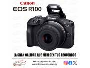 Cámara Canon EOS R100 Kit 18-45mm. Adquirila en cuotas!