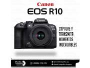 Canon EOS R10 Kit 18-45mm. Adquirila en cuotas!