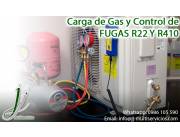 Carga de Gas Refrigerante y Reparación de Fugas de Aire Acondicionado (Zona Itauguá)