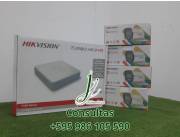 Seguridad Total en Areguá: Kit Hikvision ColorVu 4 Cámaras + DVR 4 canales