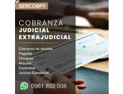 Servicio de Cobranza Judicial Extrajudicial