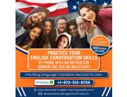 CON USA PROFESOR PRACTICAR INGLES PARA EL TRABAJO, LA ESCUELA, ENTREVISTAS, PRESENTACIONES