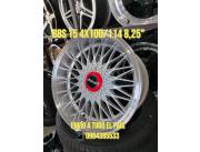 Llanta Deportiva BBS 15 4X100/114 8 NUEVOS EN CAJA