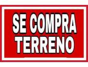 COMPRO TERRENO - DINERO EN MANO