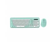 TECLADO+MOUSE WIR/BT FTXGK02 NUM/ESP/VERD 106159