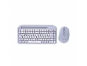 TECLADO+MOUSE WIR/BT FTXGK01 POR/POP/LILA 106067