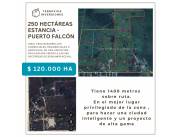 250 hectáreas - Exclusiva propiedad en Puerto Falcón