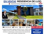 Casa en el exclusivo Club de Campo Residencial Agua Vista