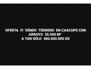 OFERTA TERRENO CON ARROYO