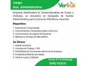 Auxiliar Administrativo