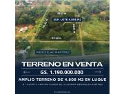 VENDO 4.808 M2 EN LUQUE