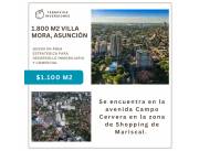 Terreno de 1.800 m2 Villa Mora, Asunción